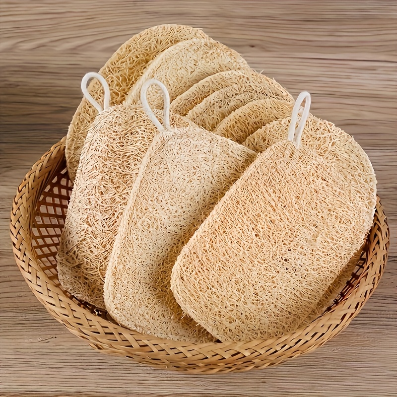 Body Loofah Natural - Esponjas Exfoliantes Naturales de Lufa, Cepillo