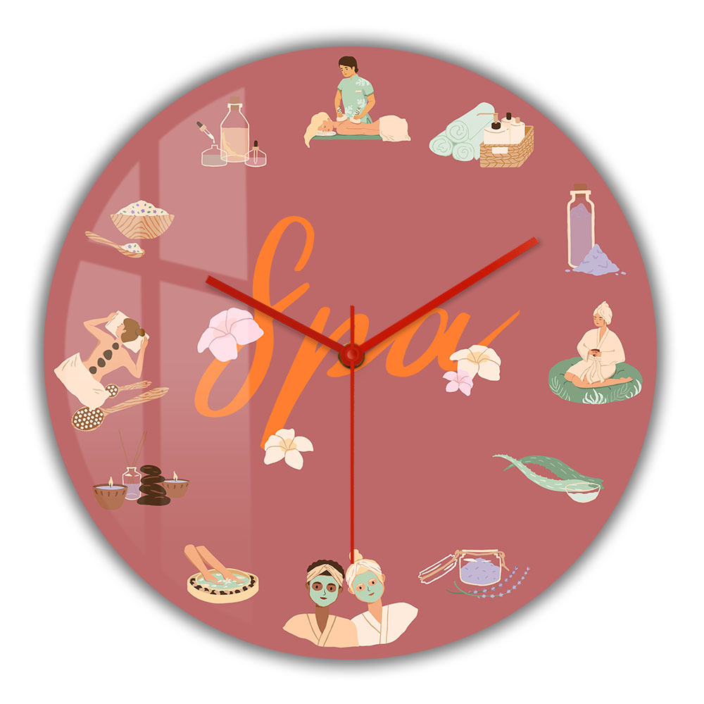Reloj de Pared Silencioso de C - Spa Wellness Beauty reseña y precio