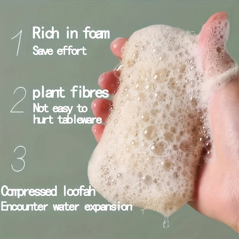 6 Esponjas Exfoliantes de Luff - Body Loofah Natural reseña y precio