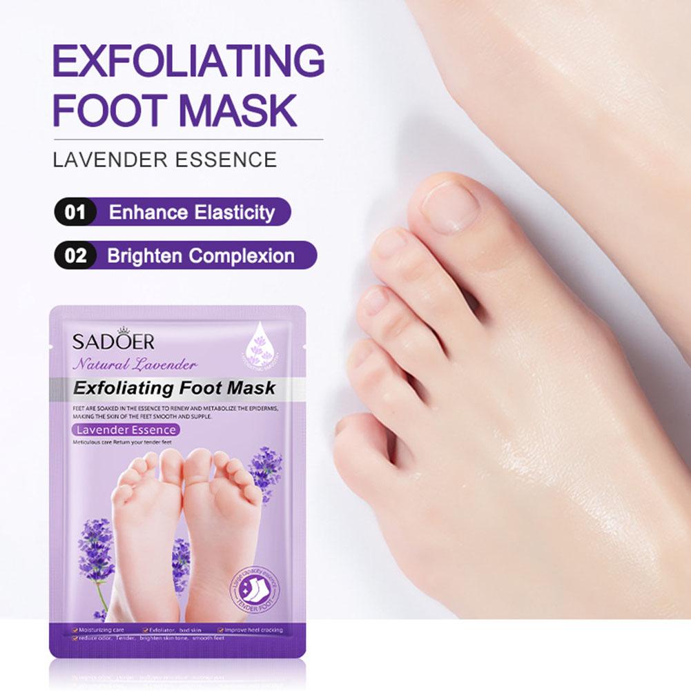 Mascarilla para pies de lavand - Foot Mask Peeling reseña y precio
