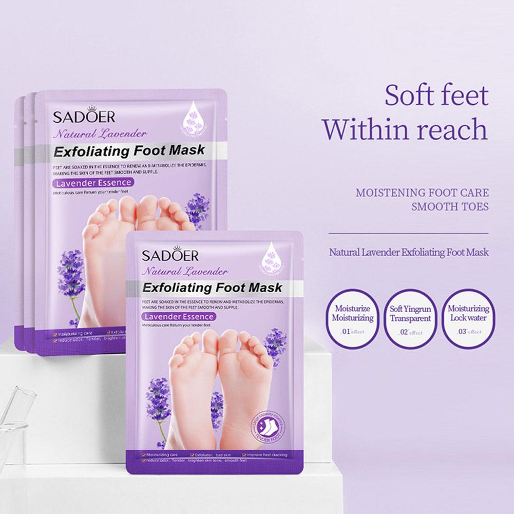 Mascarilla para pies de lavand - Foot Mask Peeling reseña y precio