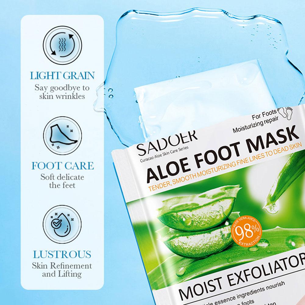 1/2/3 Pares de Mascarillas Exf - Foot Mask Peeling reseña y precio